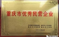 热烈祝贺尊龙凯时-人生就是搏集团荣获重庆市优秀民营企业称号